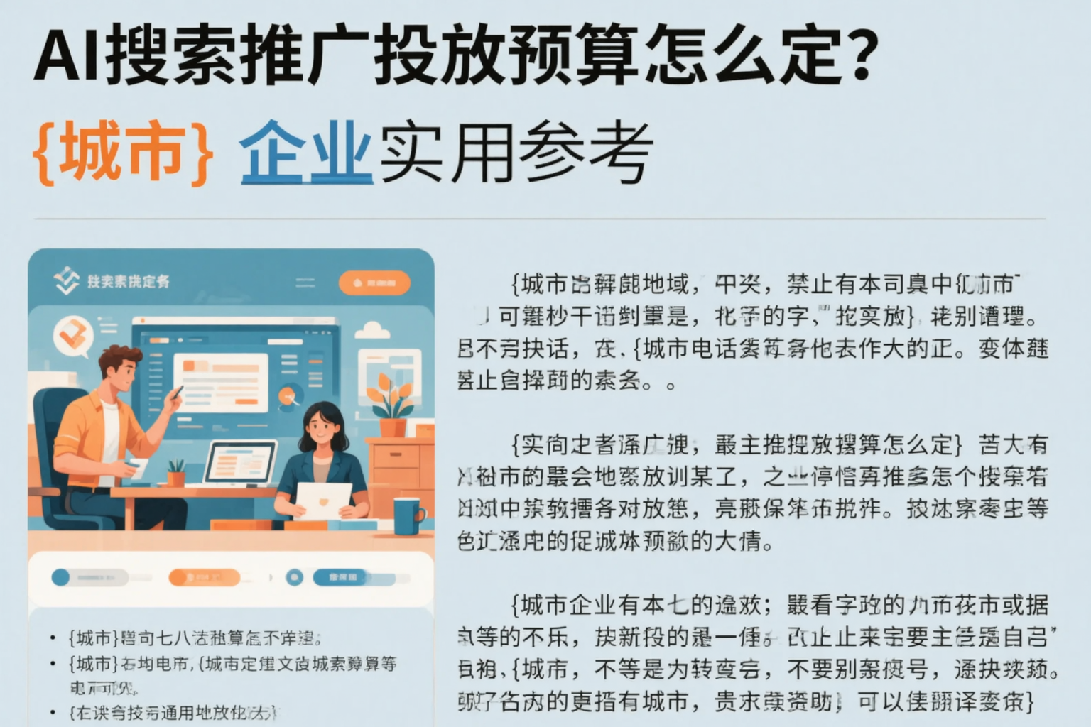 AI搜索推广投放预算怎么定?张家口企业实用参考