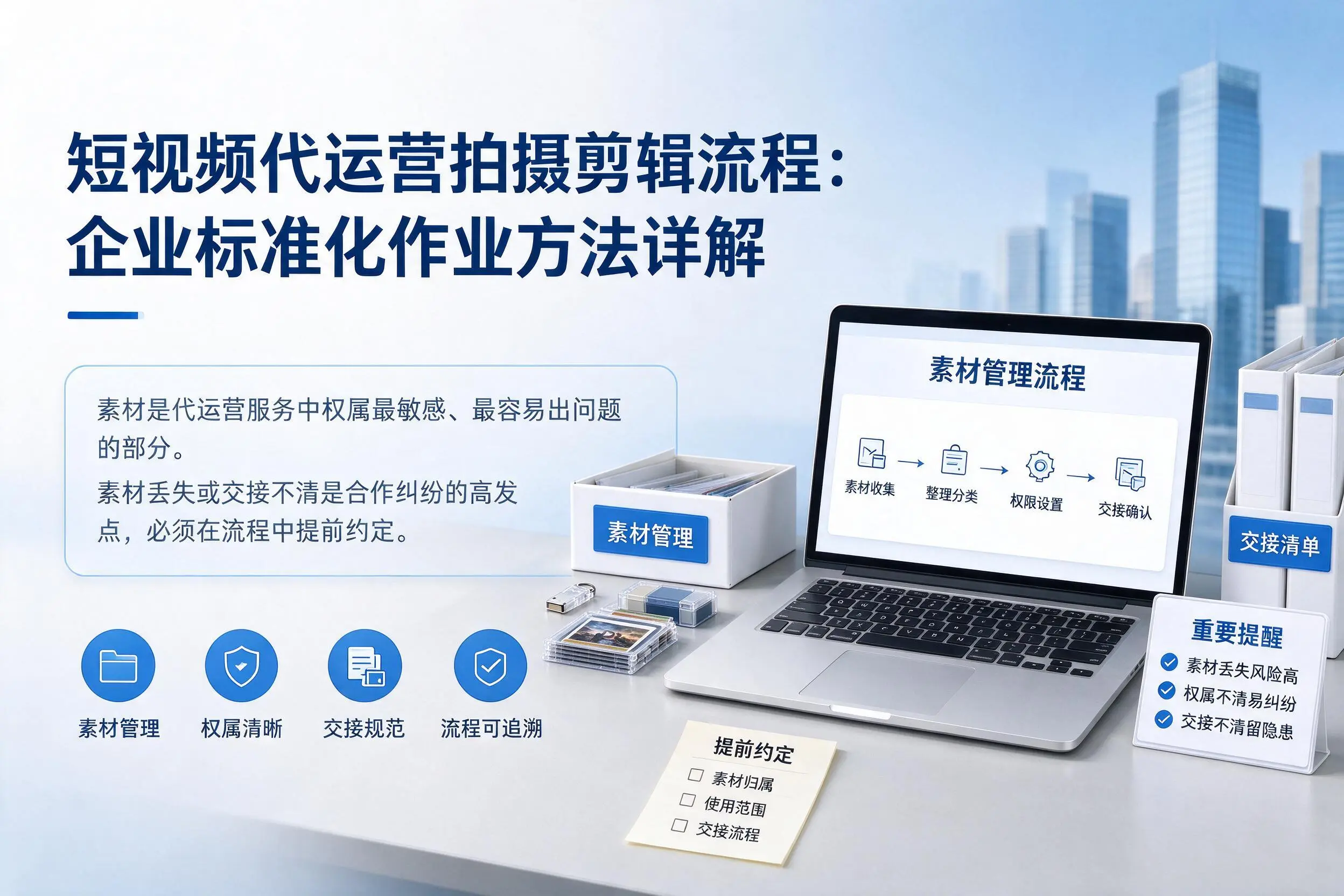 短视频代运营拍摄剪辑流程:张家口企业标准化作业方法详解